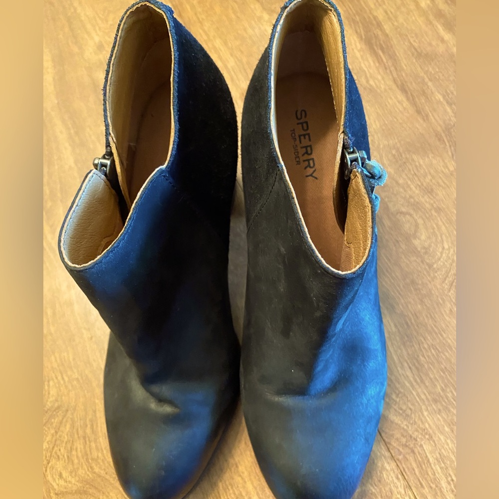 NWOT Ladies Sperry -Top-sider Ankle Black Boots